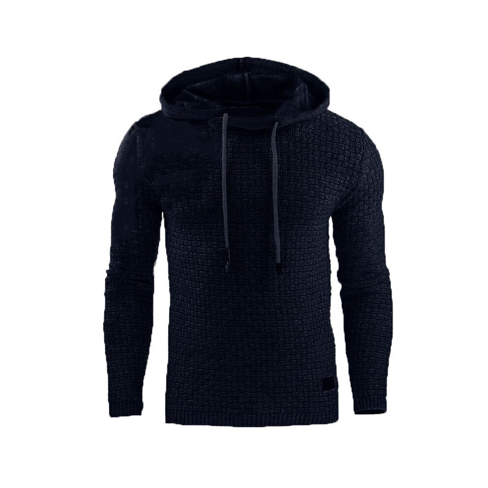 (NavyBlue,2XL)Veste chaude homme vêtements d'extérieur pull à capuche manteau pull sweat à capuche pull