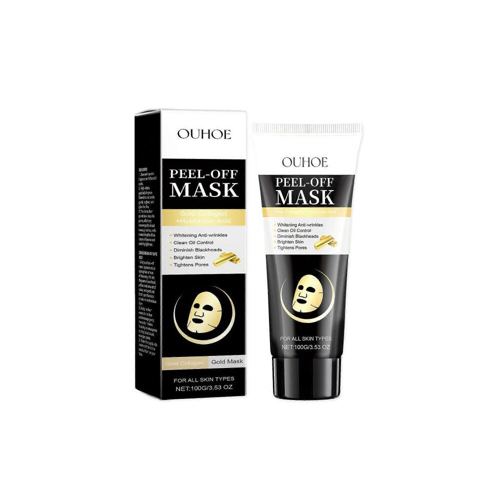 Ouhoe Gold Face Cleansing Mask Moisturizing And Nourishing Daily Skin Care Moisturizing Facial Tear And Pull Hydrating Mask