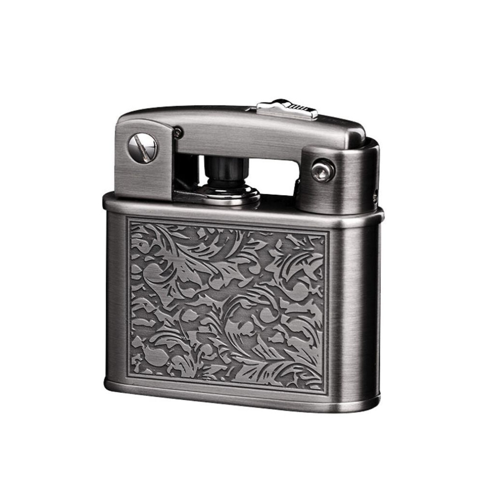 Yeuligo Silver (Antique Tangcao Gd2 1) Prince Grinding Wheel Kerosene Lighter Ejection Automatic Ignition Retro Tangcao Sticker For Boyfriend