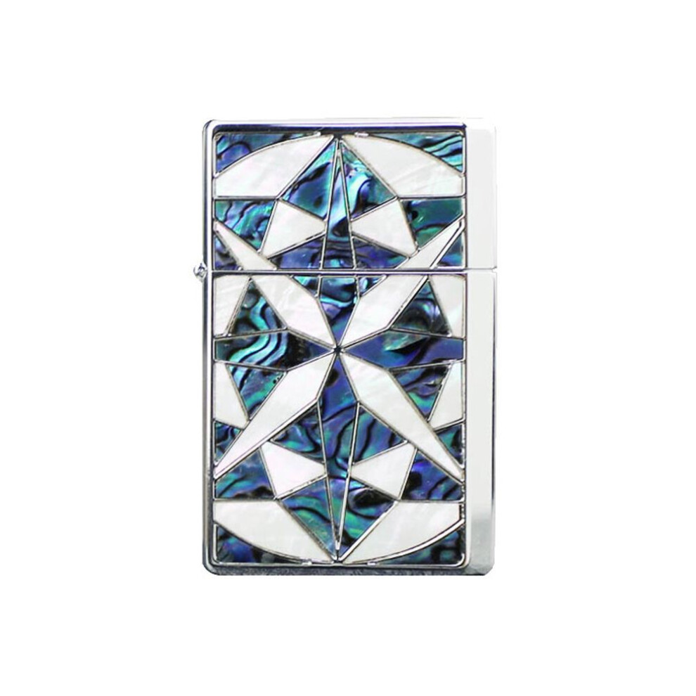 Yeuligo Silver ( Lucky Star Shell Gift) Prince Lighter Prince Original Imported Kerosene Double-Sided Shell Lucky Star Creative Personalized Gift