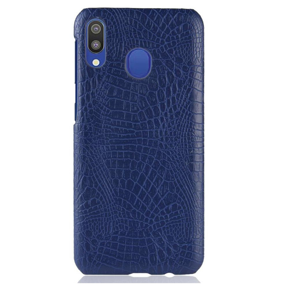 (Blue) Stylish Classic Case For Samsung Galaxy A20e Compatibility Protective Cover Anti Scratch Classic Alligator Fashion Blue 764563507979