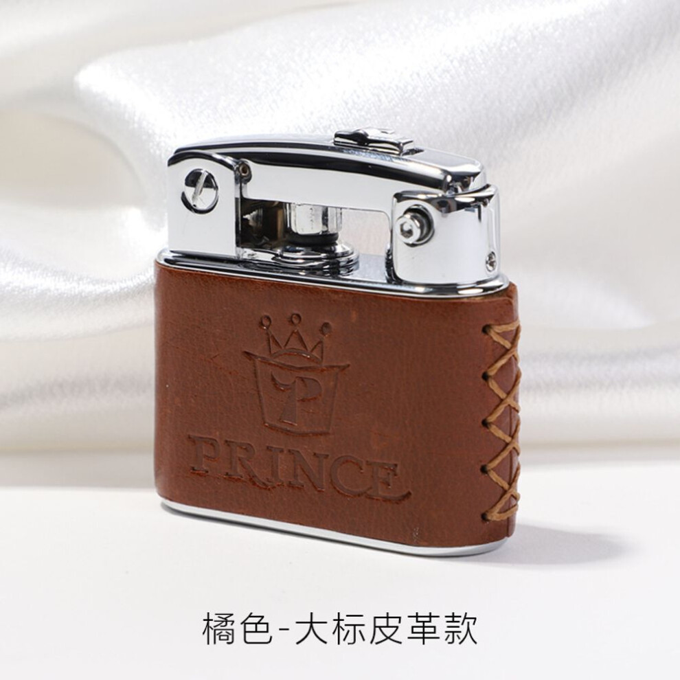 Yeuligo (Gd3 D2007 Gift Box) Prince Of Japan Lighter Genuine Goods Kerosene Grinding Wheel Ejection Ignition Genuine Leather Retro Personalized Gift