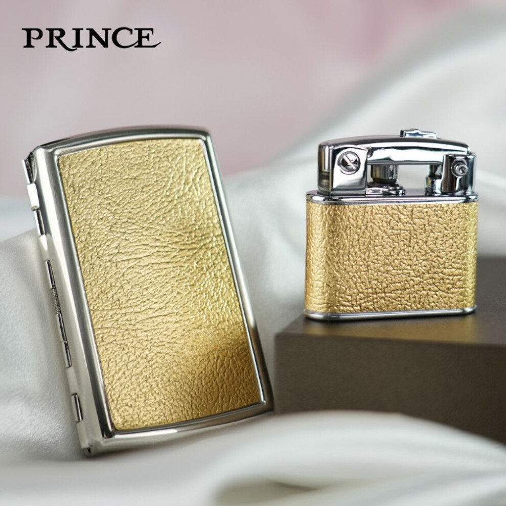 Yeuligo (Package A) The Prince Lighter Is A Retro And Unique Gift. It Features A Grinding Wheel Ejection Ignition And A Deeply Carved Tang Grass Design