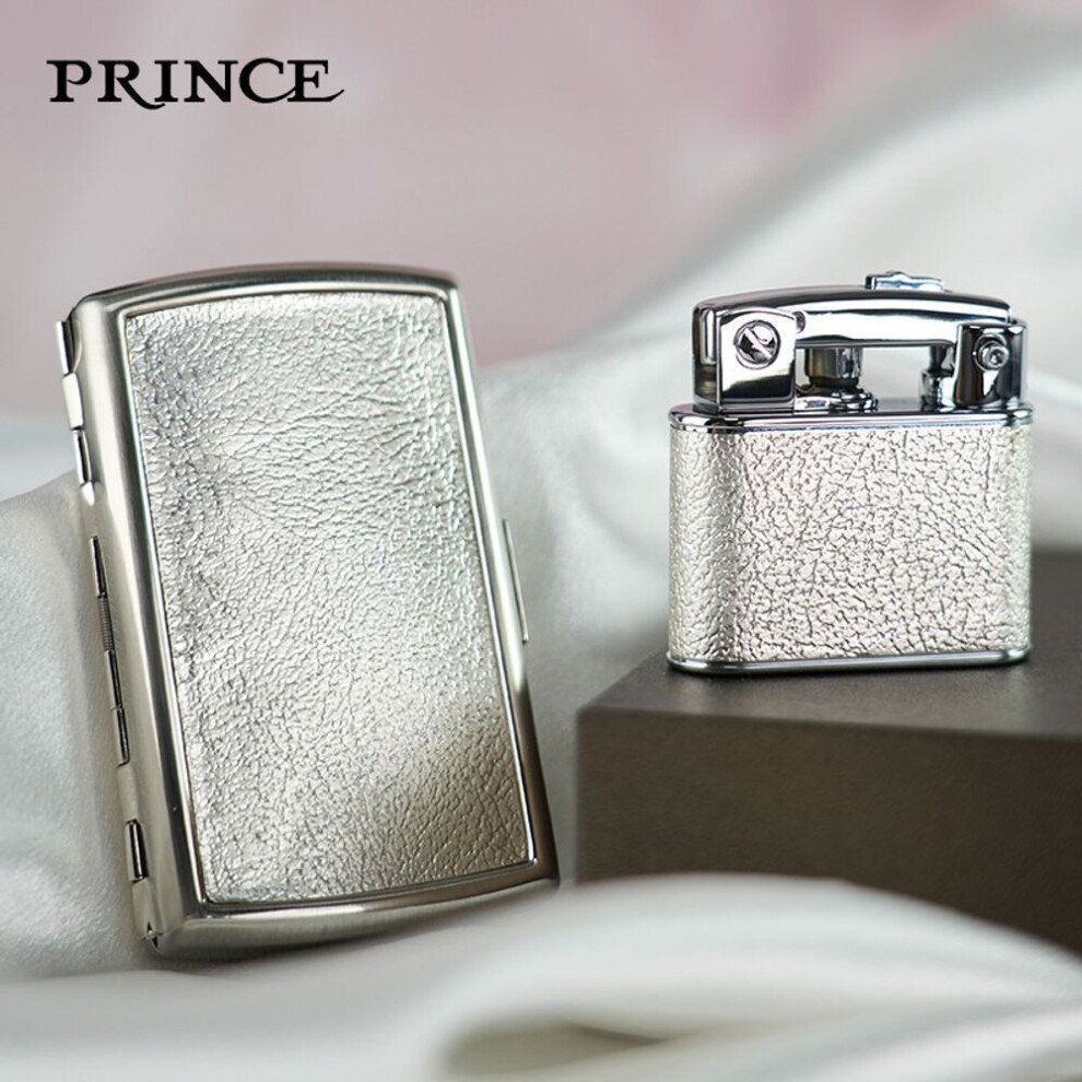 Yeuligo (Package B) The Prince Lighter Is A Retro And Unique Gift. It Features A Grinding Wheel Ejection Ignition And A Deeply Carved Tang Grass Design