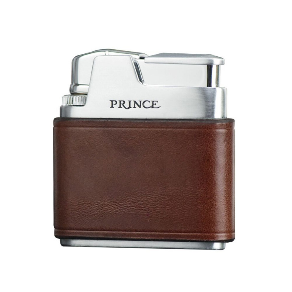 Yeuligo (Mocha Coffee Gift Box) Prince Lighter Grinding Wheel Kowtow Retro Inflatable Open Flame Lettering Gift For Boyfriend