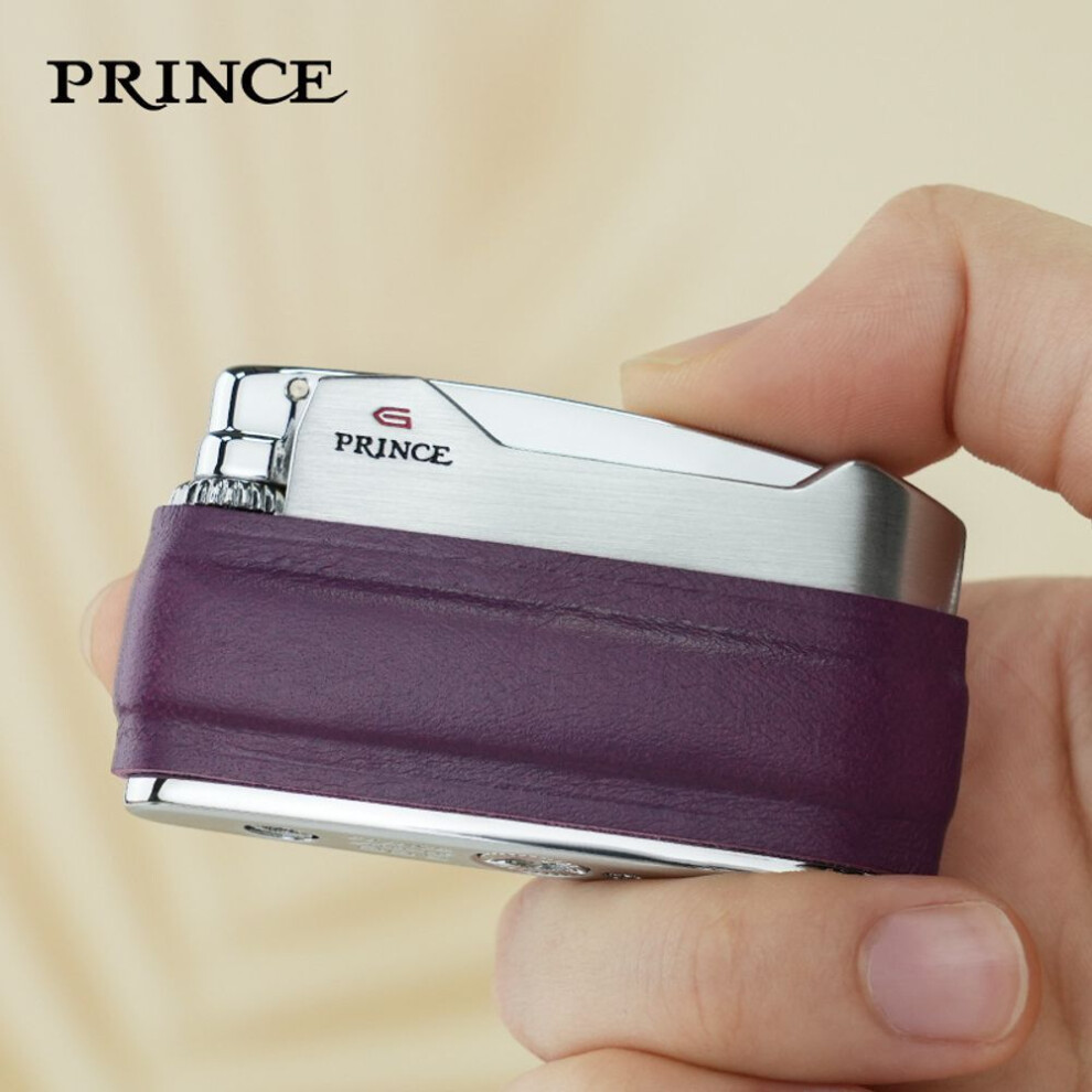 Yeuligo Purple (Grape 88E D7013 Gift) Genuine Goods Prince Lighter Retro Inflatable Personality Creative Gift Lettering Birthday Gift
