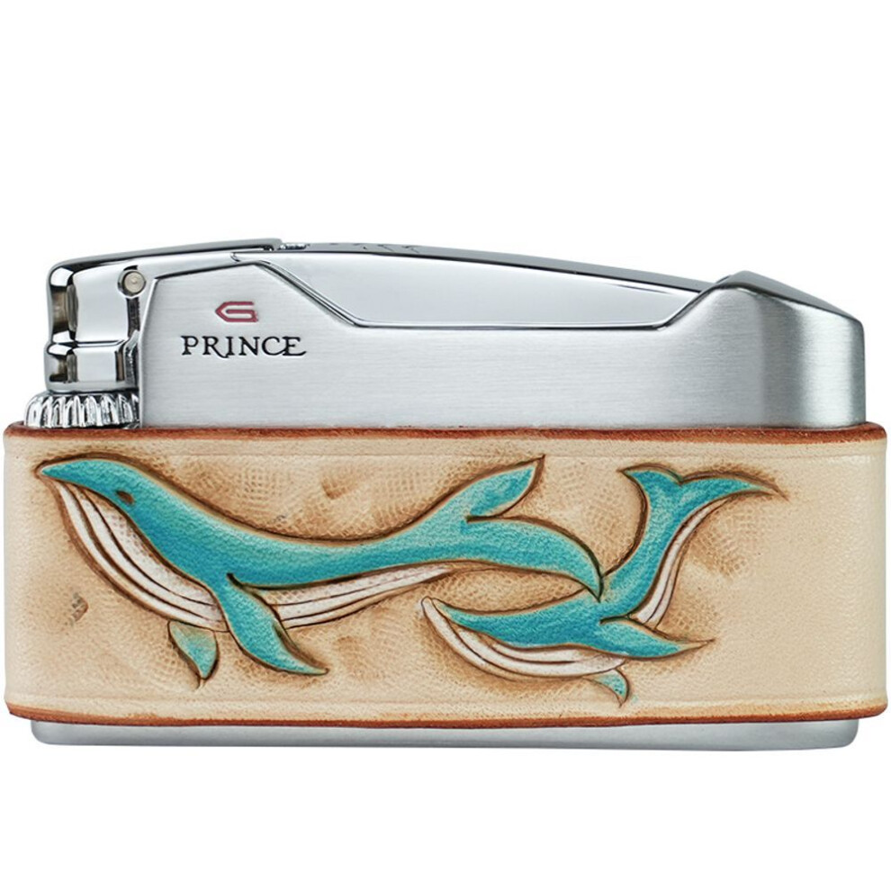 Yeuligo (88E D7010 Whale Gift Box) Genuine Goods Prince Lighter Retro Inflatable Personality Creative Gift Lettering Birthday Gift