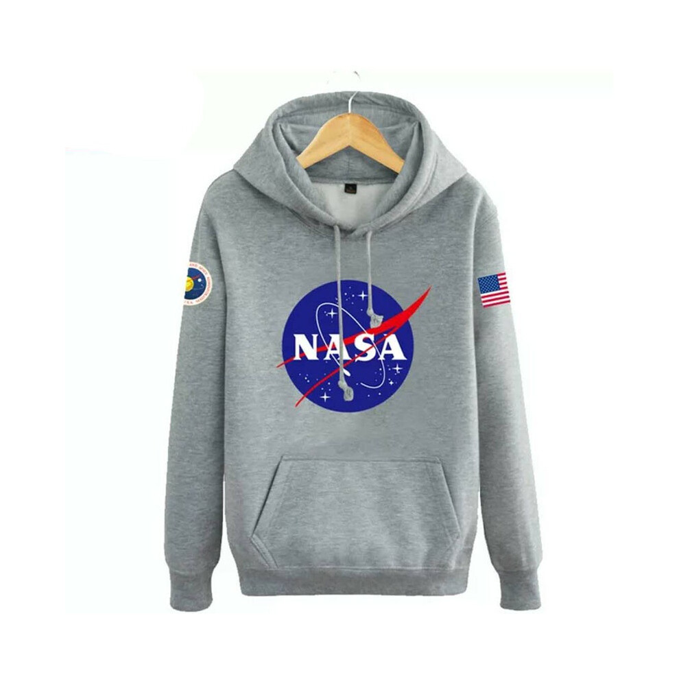 (Gray,S)Sweat à capuche homme Nasa Space pull amoureux manteau pull sweats outwear sweat