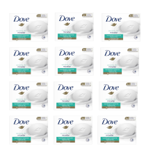 12 x 90g Dove Soap Bar Sensitive Skin Hypoallergenic Beauty Bar