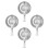 4 Pack Hooks Suction Hooks Vacuum Suction Holder Wall Hooks 2