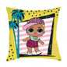 LOL Surprise Square Pillow Cushion Palm Tree Design, 40cm x 40cm
