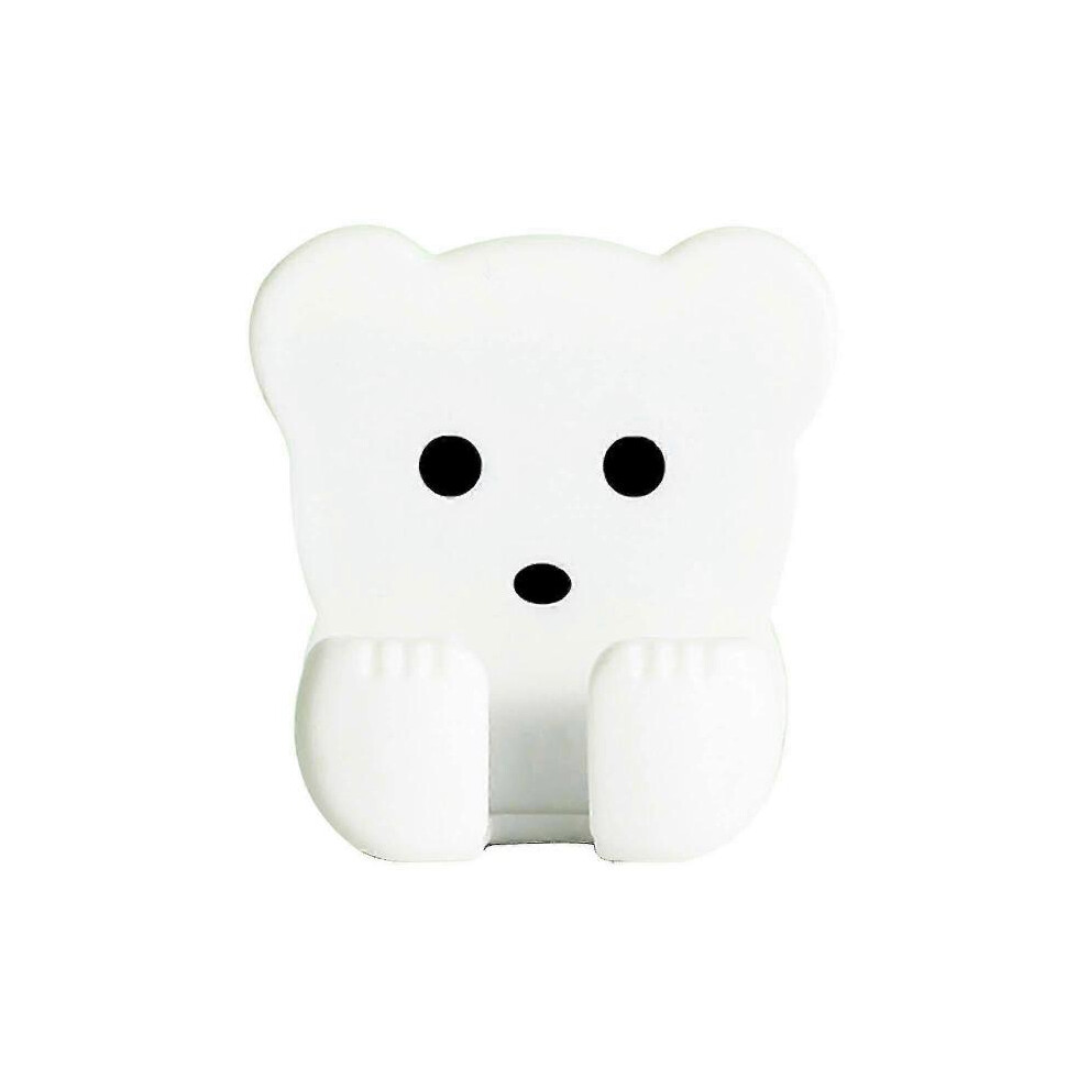 (White) Animal Shaped Adhesive Hooks Multifunction Plug Socket Holder Storage Hook Banmo 5004229930457