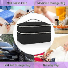 (As show, One size) Sewing Supplies Organizer Bag, Double-Layer Sewing Box Organizer Accessories Storage Bag,B