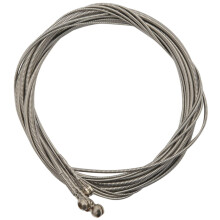 (As show, One size) 4 Pcs Stainless Steel Bass Strings Bass Guitar Parts Accessories Guitar String Silver Plated Gauge-C10