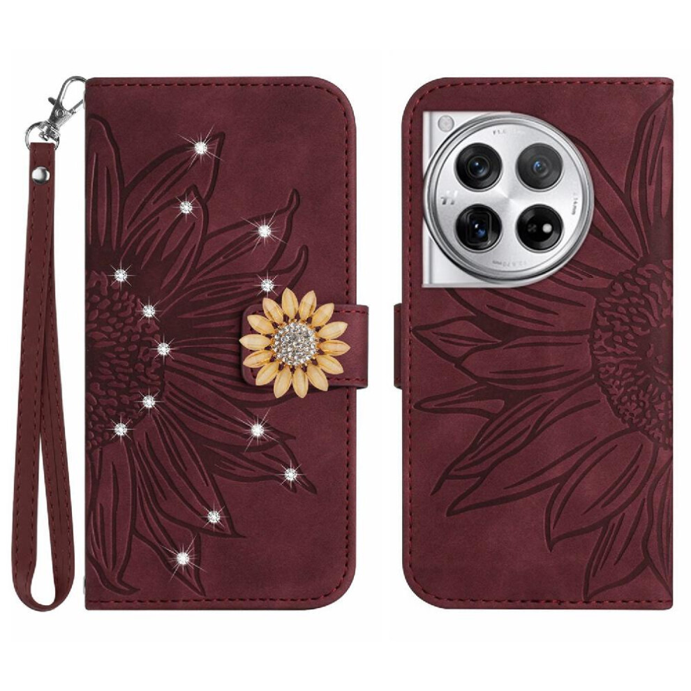 (Brown) Case For Oneplus 12R 5G Shockproof Tpu Shell Flip Wallet Credit Card Pu Leather Flip Cover Card Holder Brown 764563513345
