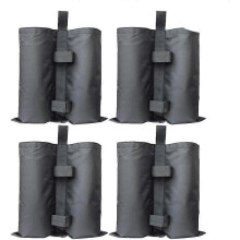 (As show, One size) 4 Pack Sand Weights Industrial Grade Heavy Duty Double-Stitched Sand Weight Bags, Leg Weights for Pop up Canopy Tent Sun Shades, Umbrella, Trampoline