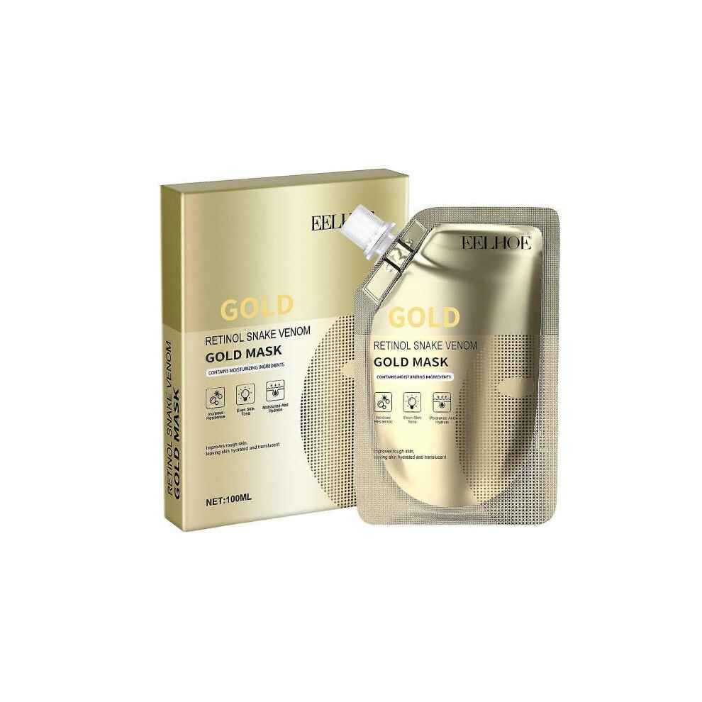 Gold Eelhoe Retinol Snake Venom Facial Mask Cleansing Skin Rejuvenating And Hydrating Facial Mask