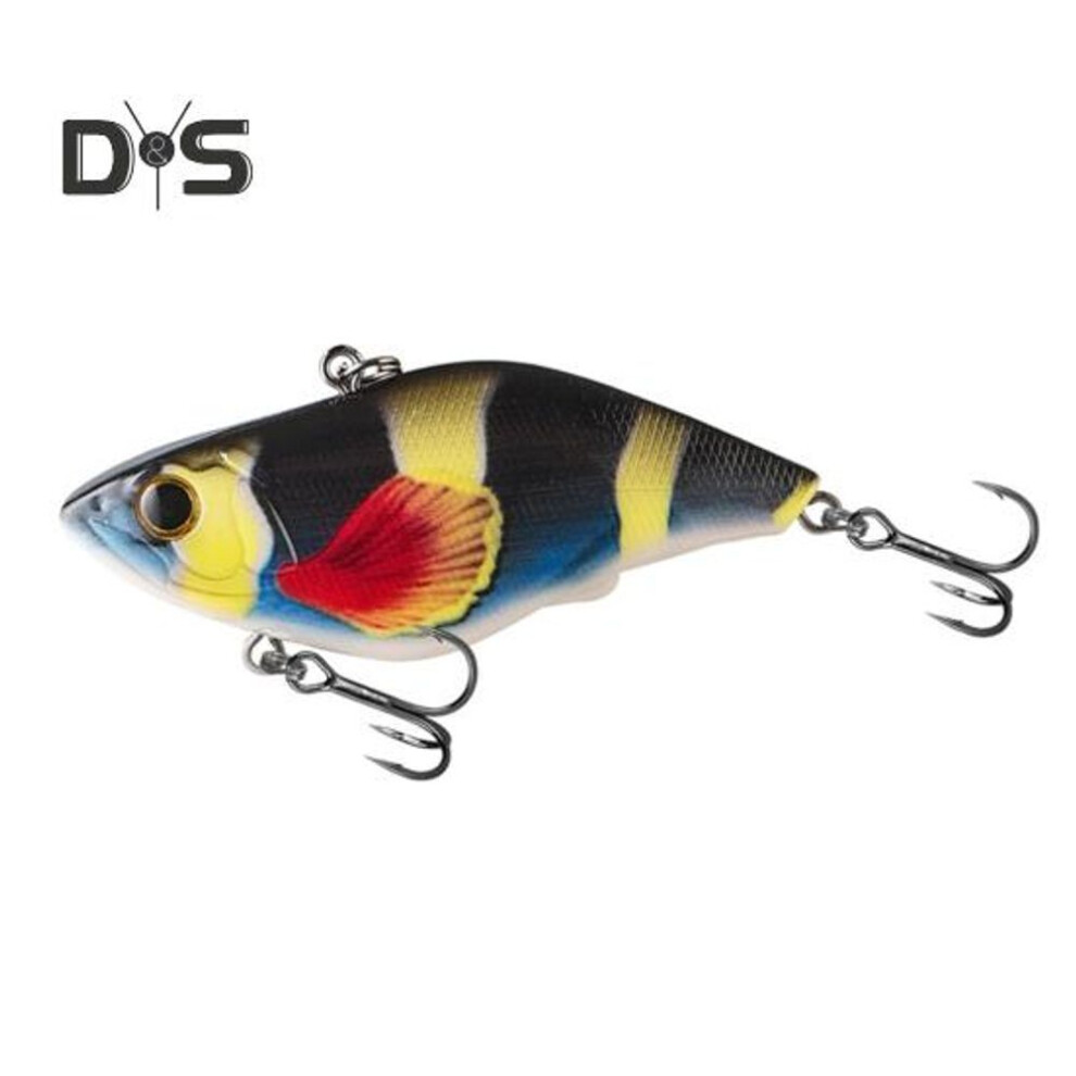 (as the picture, F) 7cm/17g 3D Printed Vib Fishing Lure With Hooks Long Casting Hard Artificial Bait Freshwater Saltwater Trout Bass Walleye Fishing Accessories