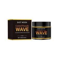 East Moon Men's Solid Pomade Broken Hair Care Oil Head Back Head Natural & Fluffy Long-Lasting Modeling Solid Wax