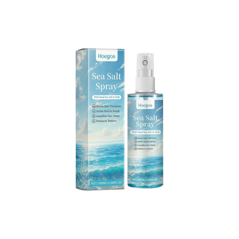 Hoegoa Sea Salt Micro-Roll Styling Spray Hair Moisturizing Refreshing Curly Hair Styling Care Styling Spray
