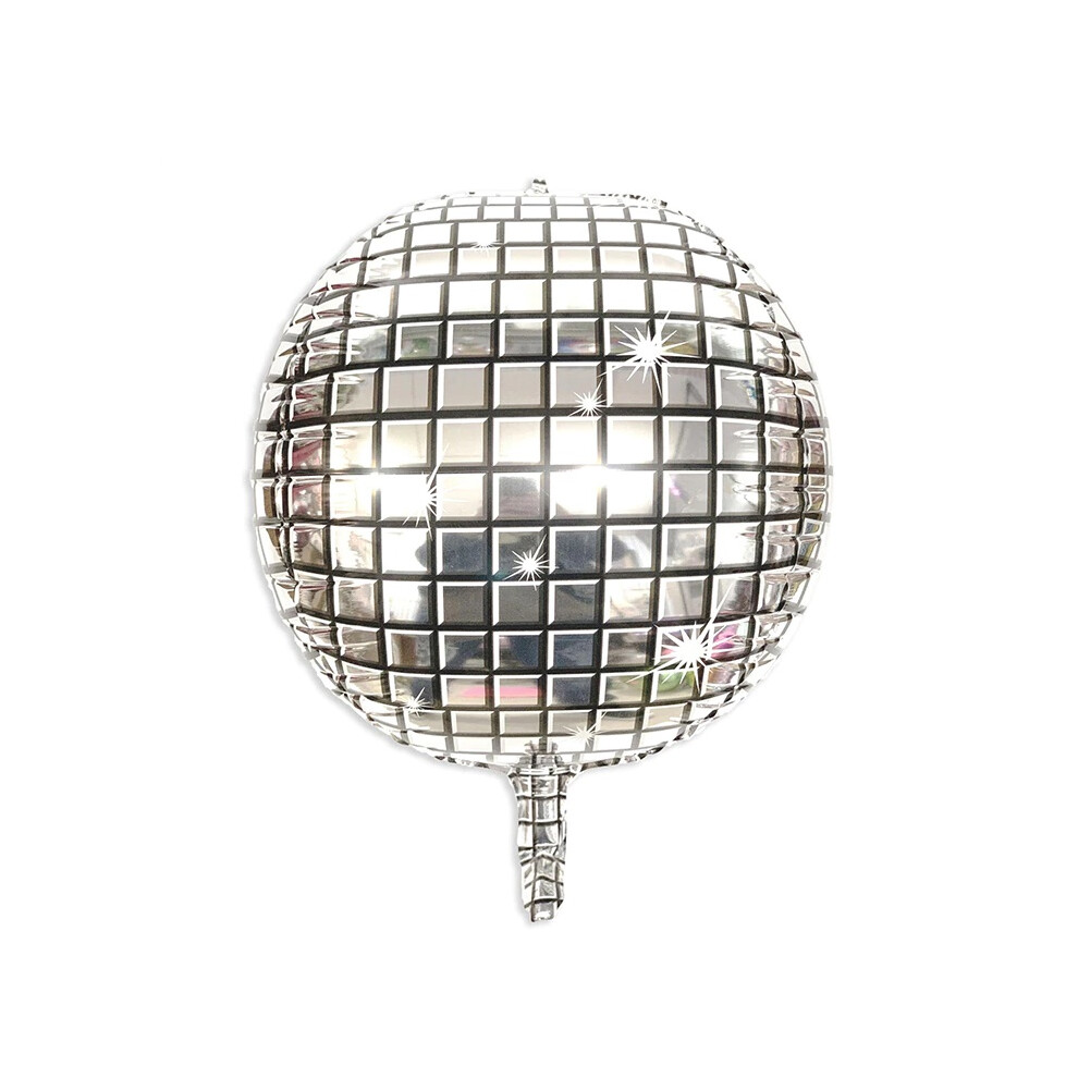(Silver)Grande Palloncini Discoteca Elio Buon Anno Nye Decorazione Festa Forniture