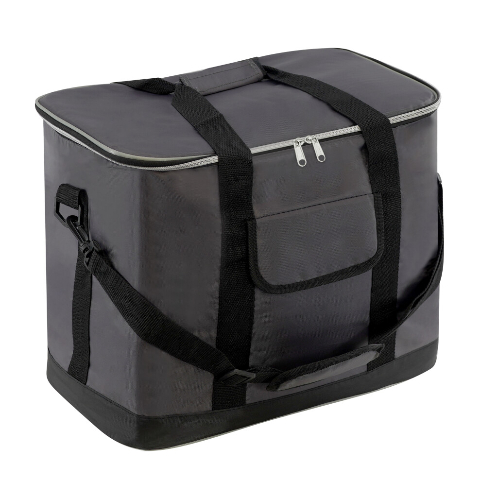 GEEZY Insulated Cool Tote Bag Zip Up Ice Cooler Shoulder Strap Picnic Drinks Ice Block