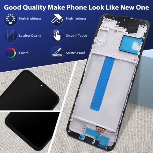 Screen Replacement For Samsung Galaxy A25 5G A256B LCD Display+Frame 1
