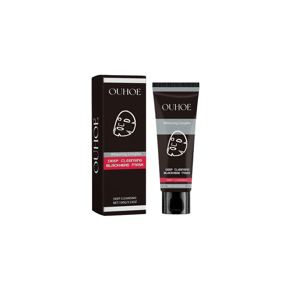 Ouhoe Bamboo Charcoal Deep Cleaning Facial Mask Facial Cleansing, Hydrating And Moisturizing Smear Mud Gentle Skin Care Mask