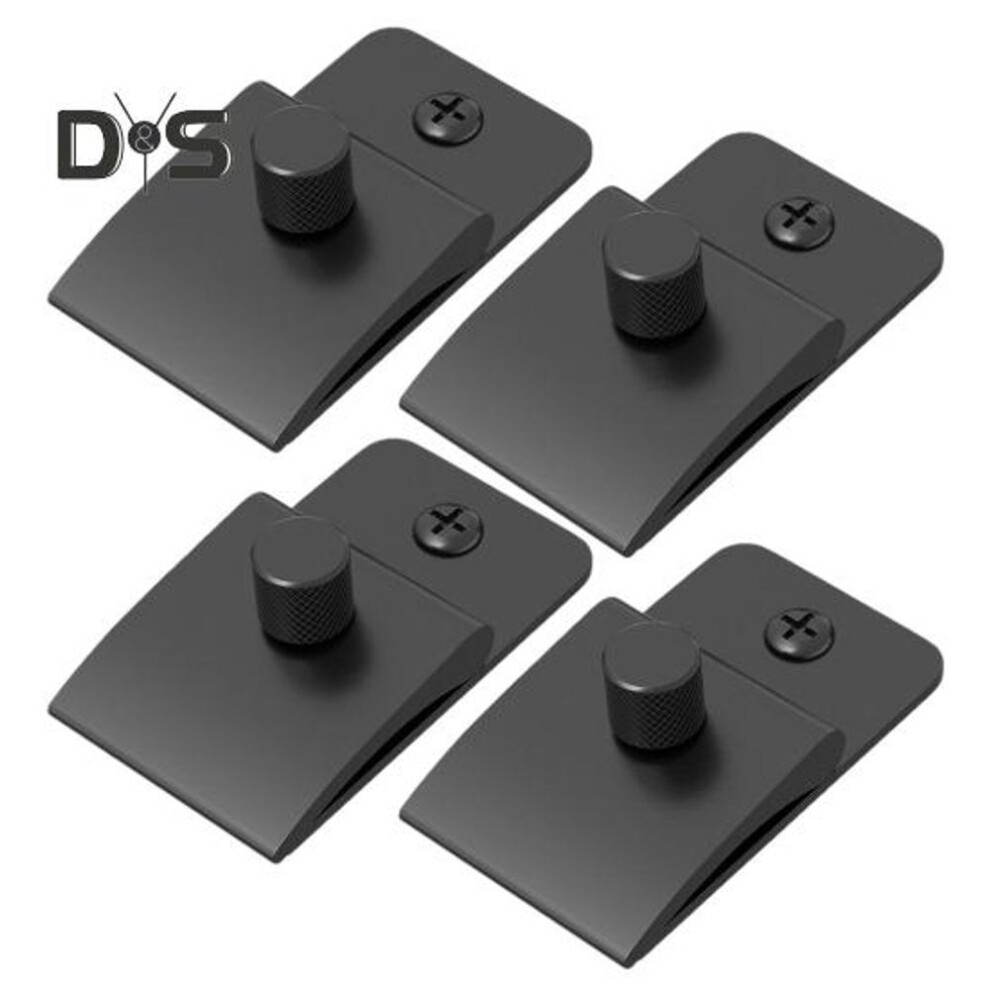4 Pcs Tapestry Clip Metal Carpet Hanging Clips With Screws Easy Installation Wall Hangings Clip For Blankets Tapestries