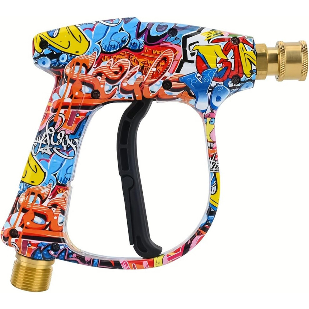 Bear Force Pressure Washer Gun, 3000 PSI Max, Pressure Washer, Short Gun with 1/4" Quick Connector, M22-14