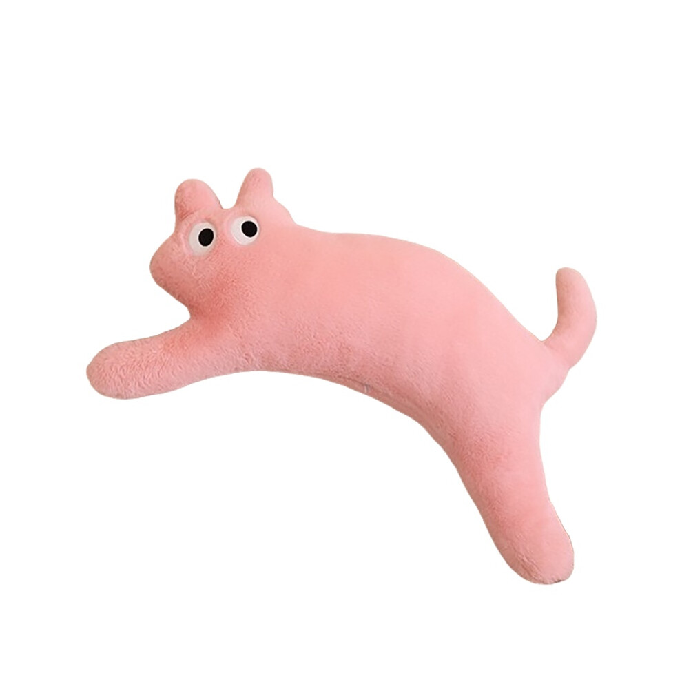 (Pink)Dopamina Gatto Peluche Giocattolo Bambina Bambini Cuscino Compagnia Buonanotte Bambola Regalo Bambino