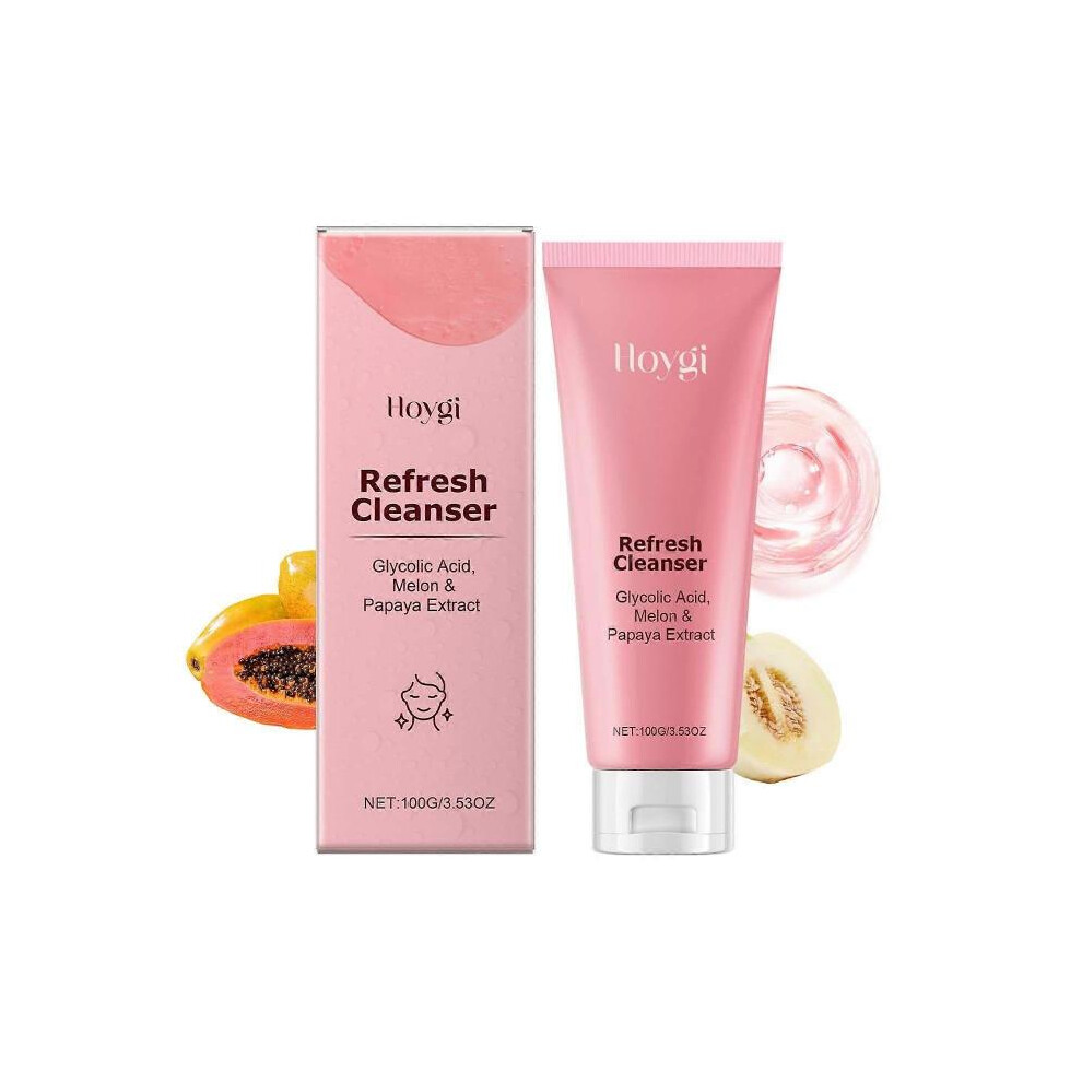 Hoygi Refreshing Facial Cleanser Gentle Cleansing Balance Delicate Pores Moisturizing Not Oily Facial Cleanser