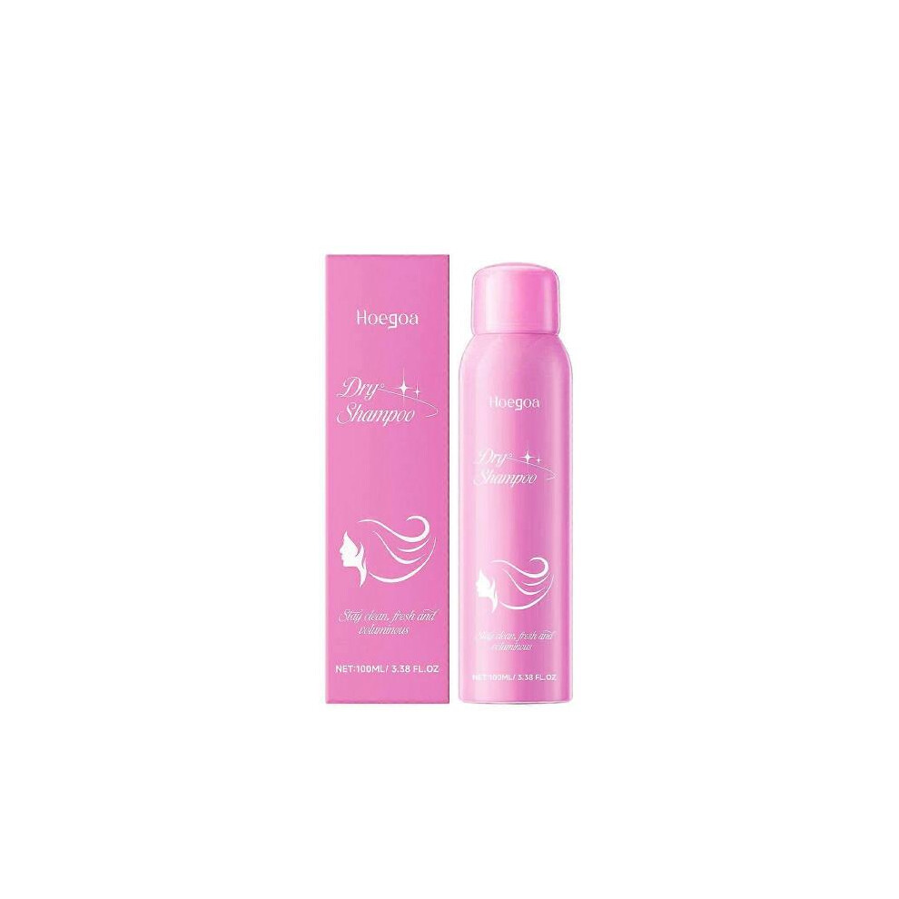 Hoegoa Dry Hair Wash-Free Spray Lazy Hair Refreshing High Skull Top Bangs Oil Head Fluffy Styling Spray