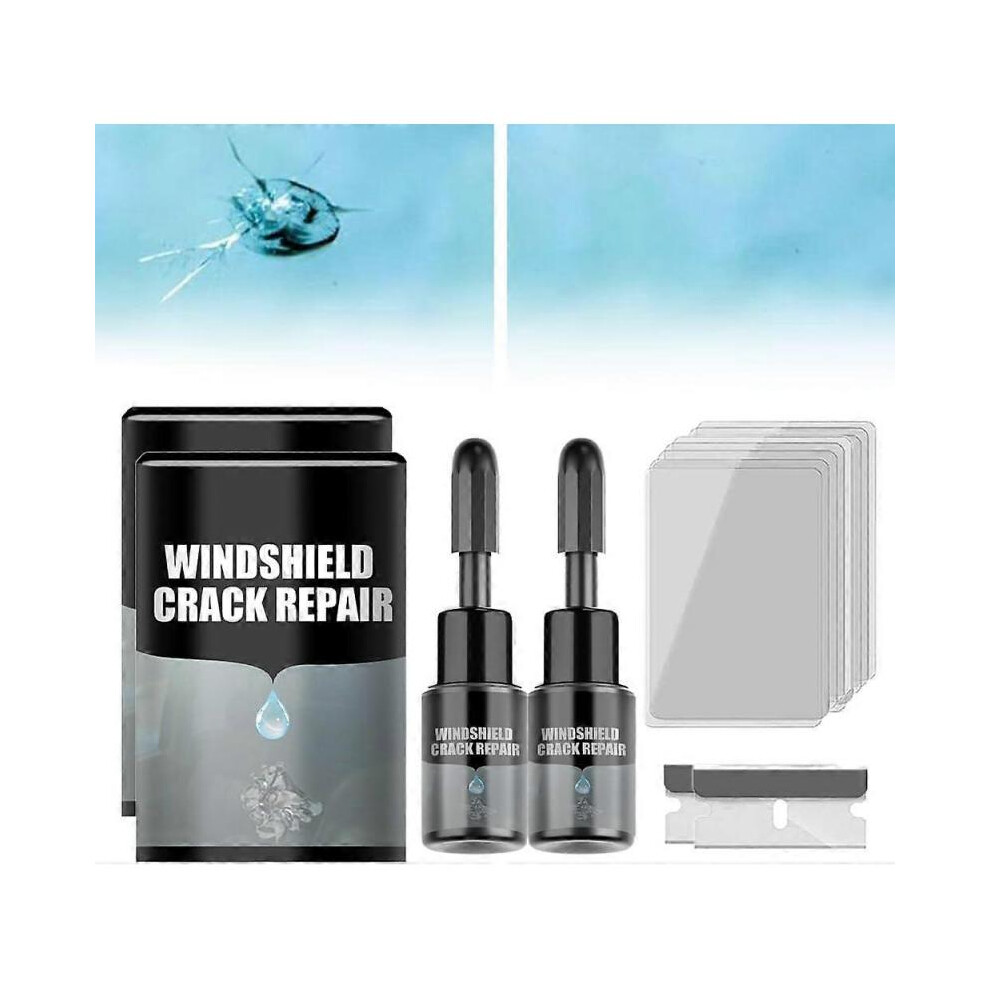 (2 Set) Windshield Crack Repair Kit, 2024 New Windshield Crack Repair Fluid, Car Window Car Windshield Repair Kit For Fixing Chips And Cracks 5004229933830