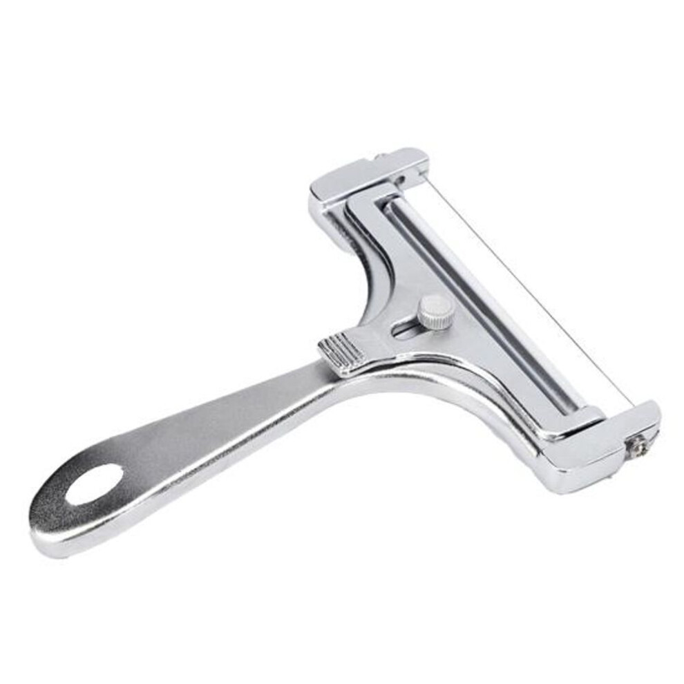 Aluminum Alloy Cheese Slicer Ergonomic Handle Useful Heavy-Duty with Adjustable Thickness