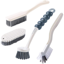 Cleaning Brush Set 4Pcs - Scrubbing & Dish Brush for Kitchen Sink