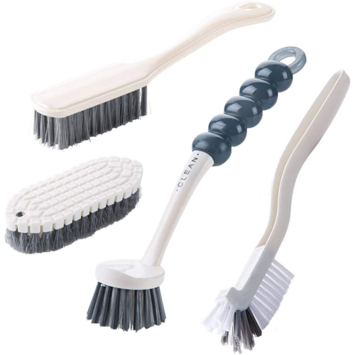 Cleaning Brush Set 4Pcs - Scrubbing & Dish Brush for Kitchen Sink 1