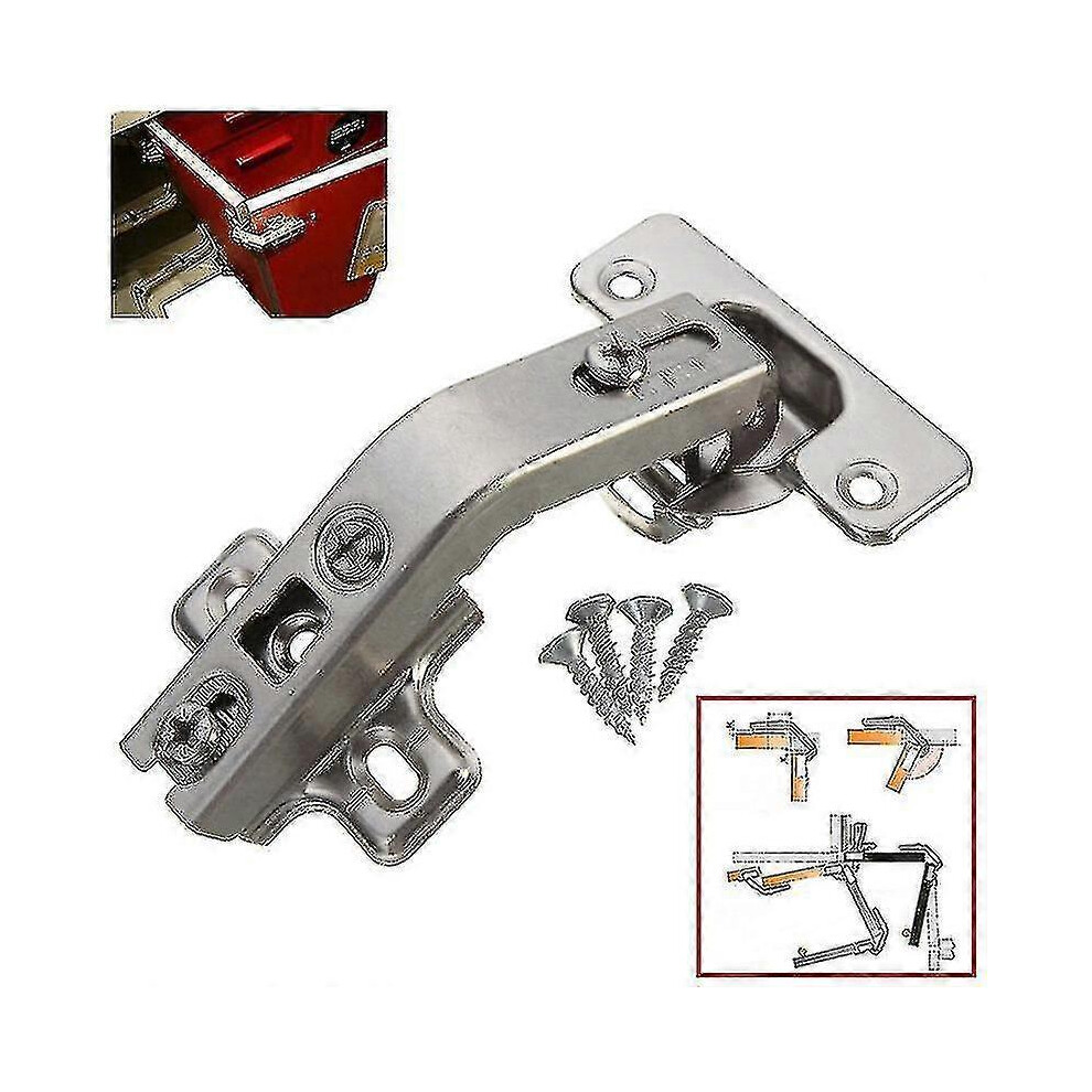 At 135 Degree Corner Folded Cabinet Door Hinges Face Frame Soft Close Half Overlay Kitchen Shytmv 5004229935803