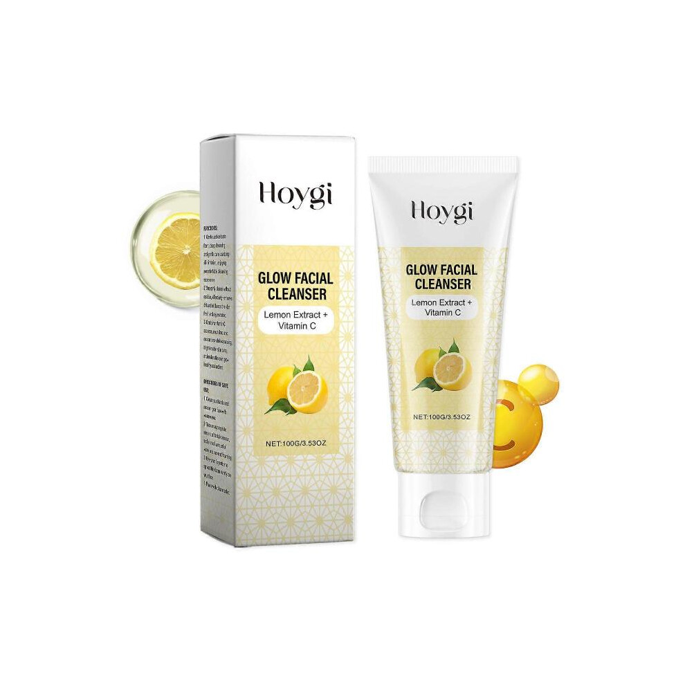 Hoygi Vitamin C Brightening Cleanser Moisturizing and Soothing Facial Skin Cleansing Moisturizing and Not Tightening Cleanser