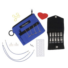 ChiaoGoo Twist Shorties Stainless Steel Interchangeable Set 2-inch and 3-inch (5 and 8cm) Small (7230-S)