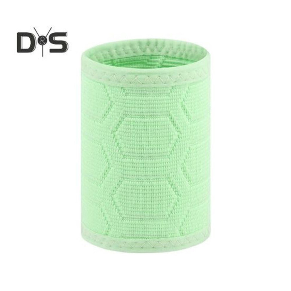 (green) Sports Wristband for Men Women Elastic Moisture Wicking Wrist Compression Wrap Athletic Sweatband for Tennis Basketball Running