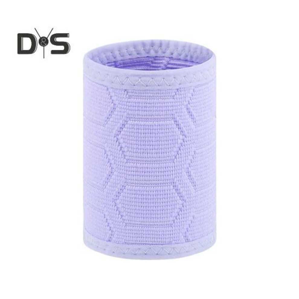 (purple) Sports Wristband for Men Women Elastic Moisture Wicking Wrist Compression Wrap Athletic Sweatband for Tennis Basketball Running