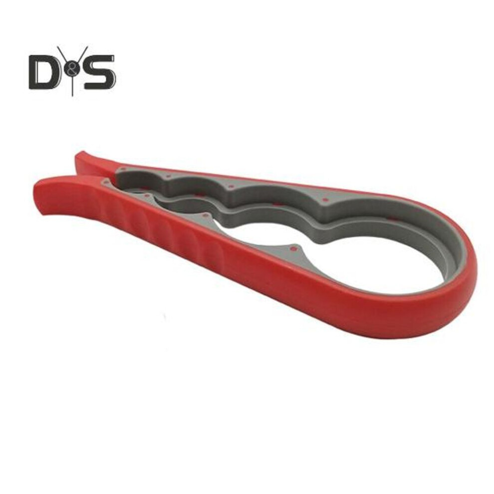 (red,grey) Bottle Opener Cap Twister Four-in-one Jar Lid Opener Anti-slip Grip Easy Twist Off Caps Multiple Colors Kitchen Gadget
