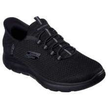 Skechers Men's Summits High Range Hands Free Slip-in Loafer  Black/Black  9.5