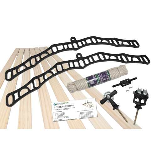 (7 Lath Black, 2.0m) Pulley Clothes Airer Ceiling Maid Victorian ...
