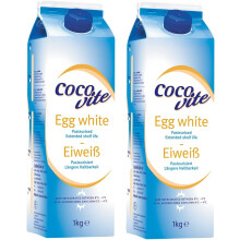 Egg White Pasteurised Liquid 2 x 1kg High Protein from GREAT BRITISH TRADING LIMITED
