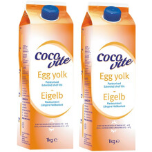 Egg Yolks Pasteurised Liquid 2 x 1kg High Protein from GREAT BRITISH TRADING LIMITED
