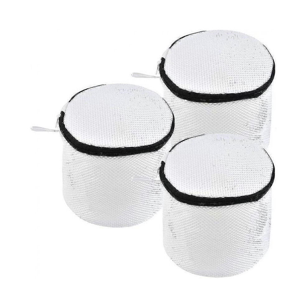 3pcs Bra Laundry Bags. Washing Machine Wash Bags. Mesh Wash Bags Cylindrical Zips Washing