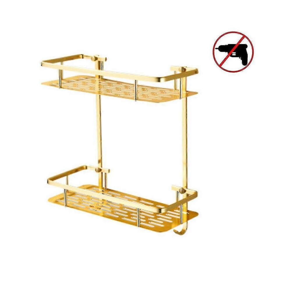 Shower Caddy Hanging Razor And Sponge Adhesive Shower Shelf Bathroom