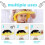 Hair Washing Hat Shower Bath Silicone Cap Soft Adjustable Visor Head Protector Shampoo Cap 5